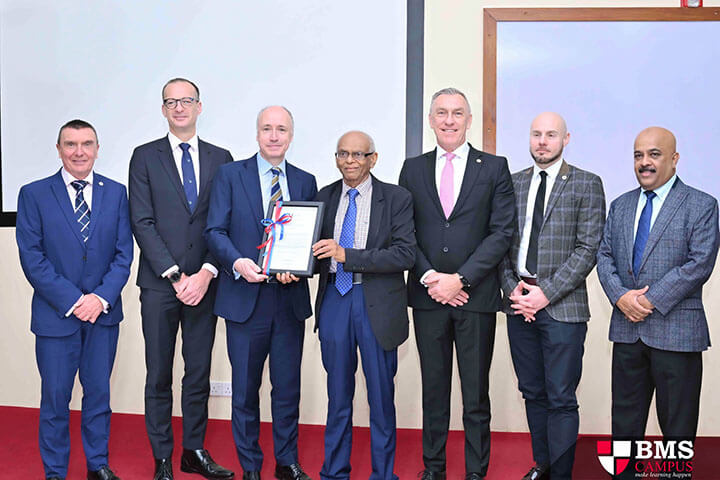 Teesside University Vice-Chancellor Professor Paul Croney OBE Inaugurates New Facilities and Marks an Expanded TNE Partnership with BMS (2)