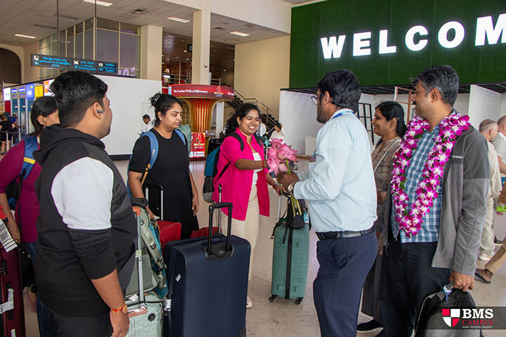 International Student Exchange Programme 2026 SRM University Delegation Visits BMS Campus (2)